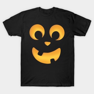 Goofy Jack O Lantern Face T-Shirt